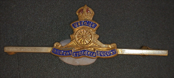 Royal Artillery sweetheart brooch.