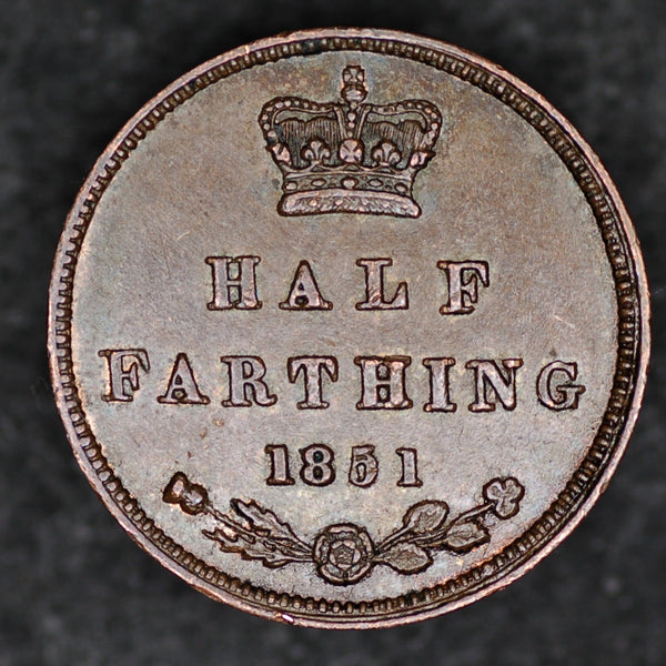 Victoria. Half farthing. 1851. 5/0