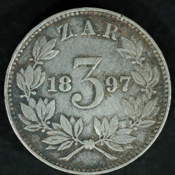 South Africa. Threepence. 1897