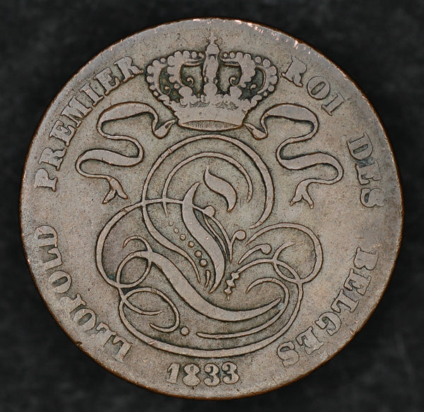 Belgium. 5 Centimes. 1833