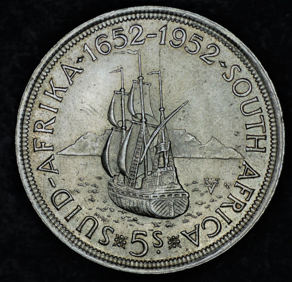 South Africa. 5 Shillings. 1952