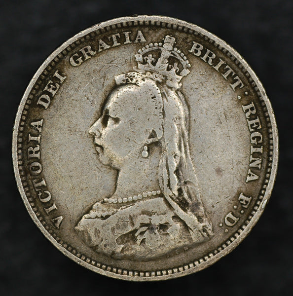 Victoria. Shilling. 1888/7