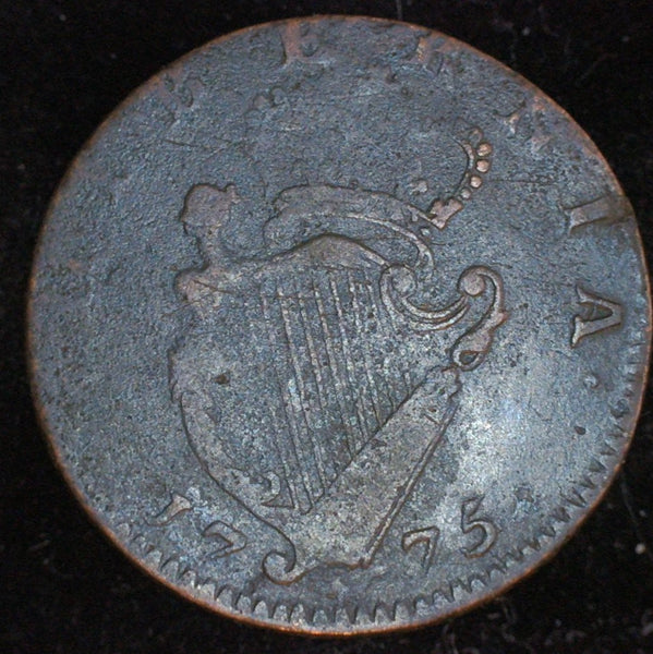 Ireland. Halfpenny. 1775