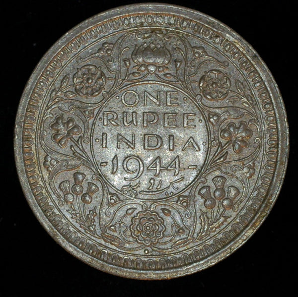 India. One Rupee. 1944