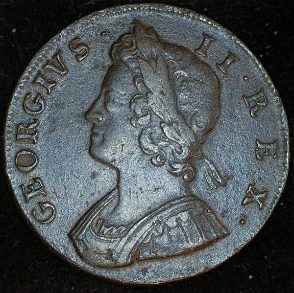 George II. Halfpenny. 1733