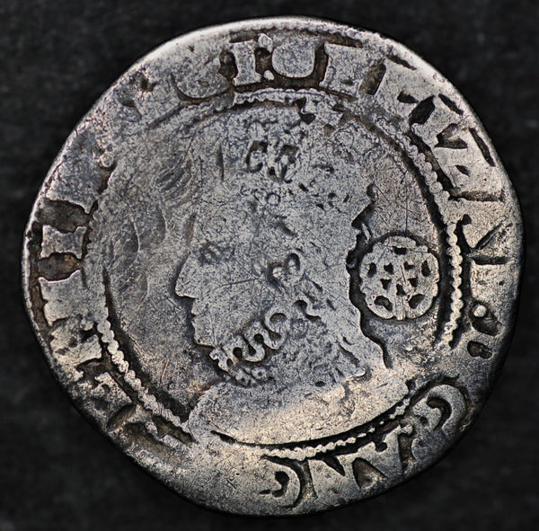 Elizabeth 1. Sixpence. 1592