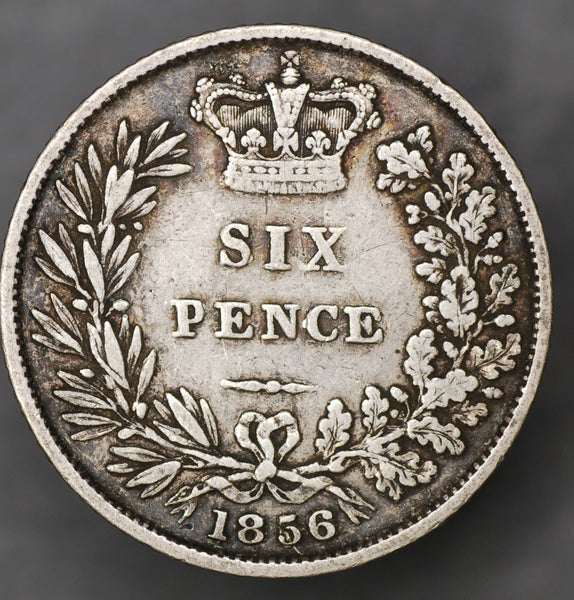 Victoria. Sixpence. 1856