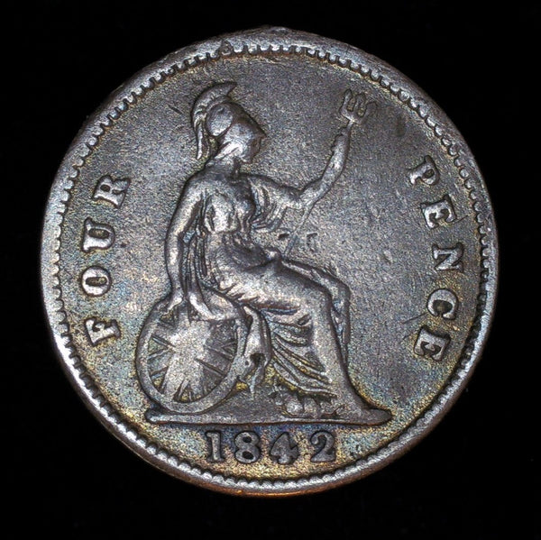 Victoria. Four Pence. 1842