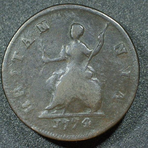 George III. Farthing. 1774