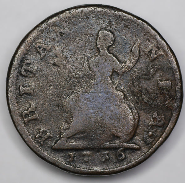 George II. Farthing. 1736