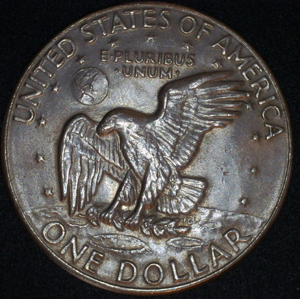 USA. Eisenhower Moon Landing Dollar.