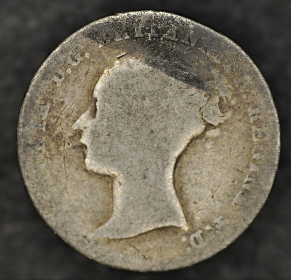 Victoria. Four pence. 1844