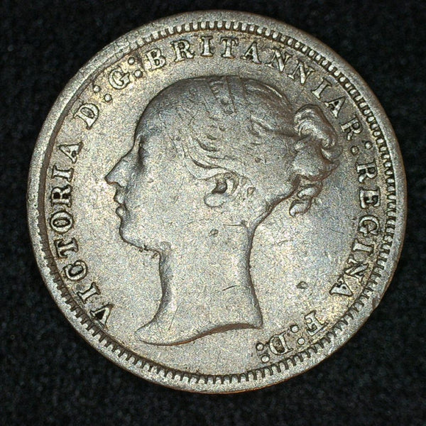 Victoria. Threepence. 1871