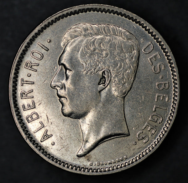 Belgium. 5 Francs. 1930