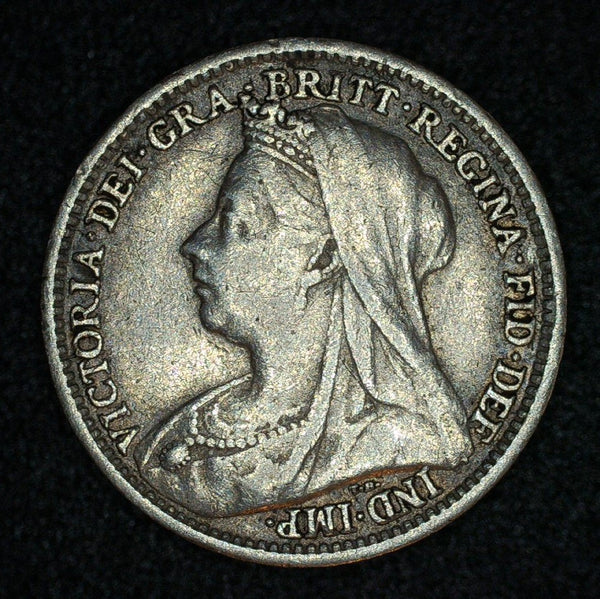 Victoria. Threepence. 1895
