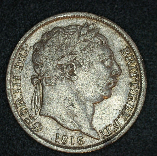 George III. Sixpence. 1816. A selection