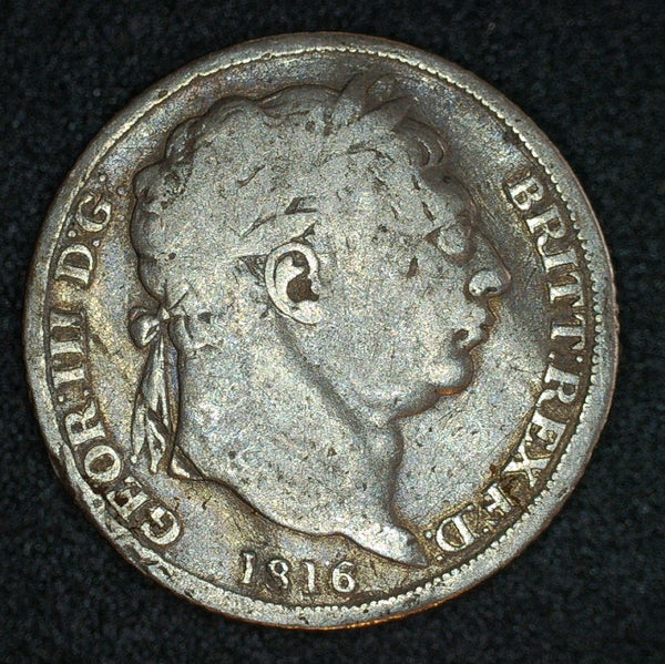 George III. Sixpence. 1816. A selection