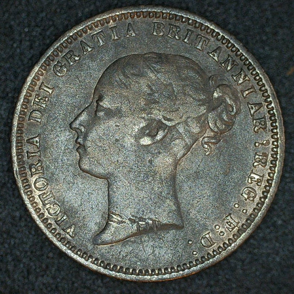 Victoria. Sixpence. 1872