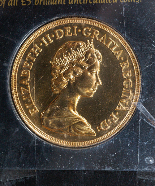 Elizabeth II. 5 pounds. 1984