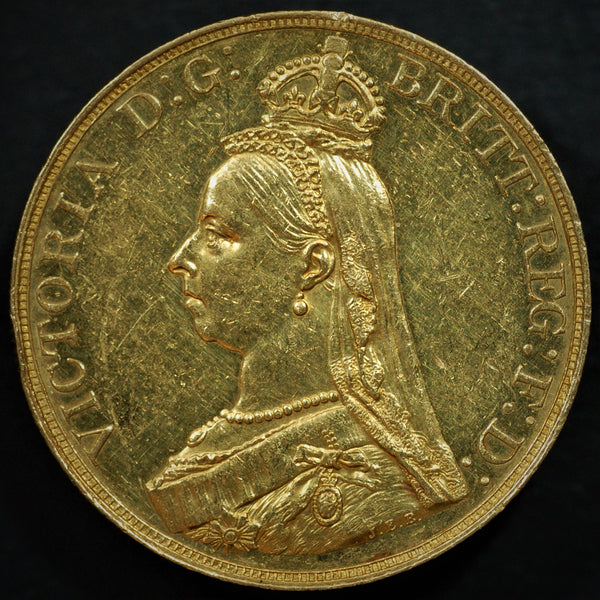 Victoria. 5 Pounds. 1887