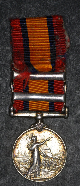 Miniature. Queens South Africa medal. 4 clasps.