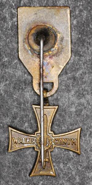 Miniature. Poland. Cross of Valour.