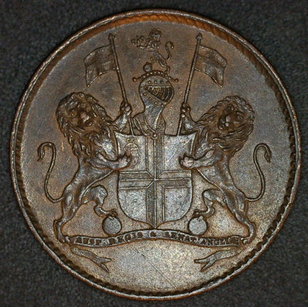 St Helena. Halfpenny. 1821