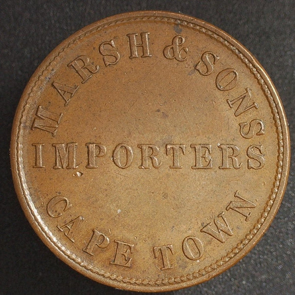 South Africa. Halfpenny token. Marsh & Sons. – Coins4all