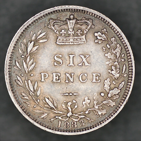 Victoria. Sixpence. 1883