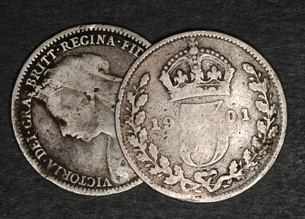 Victoria. Threepence. 1901