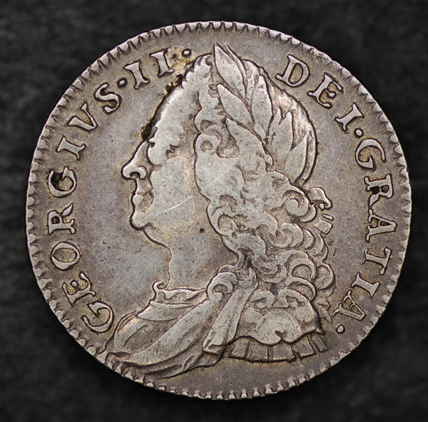 George II. Sixpence. 1757