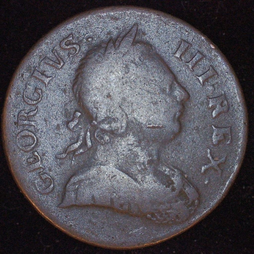 George III. Halfpenny. 1771 – Coins4all