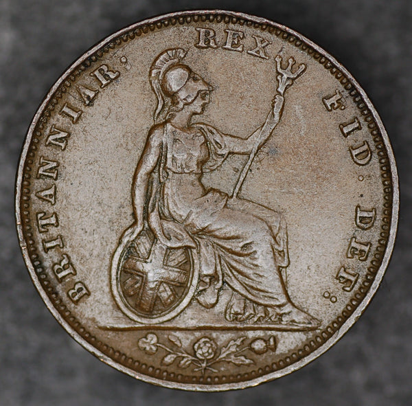 William IV. Farthing. 1831