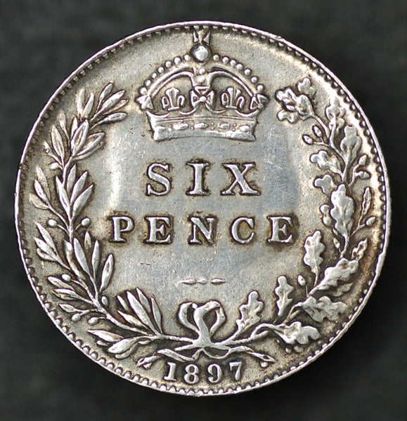 Victoria. Sixpence. 1897