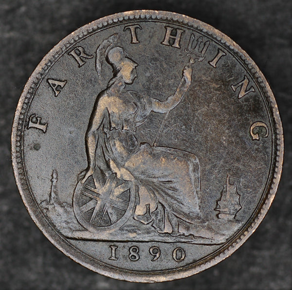 Victoria. Farthing. 1890