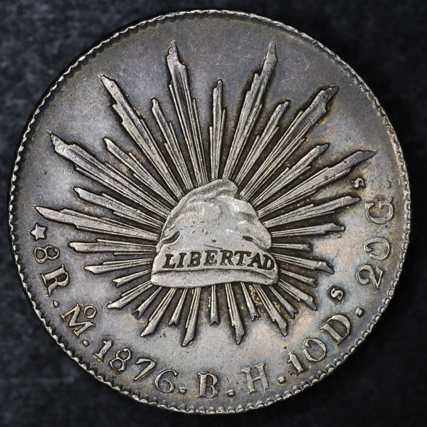 Mexico, 8 Reales, 1876 BH