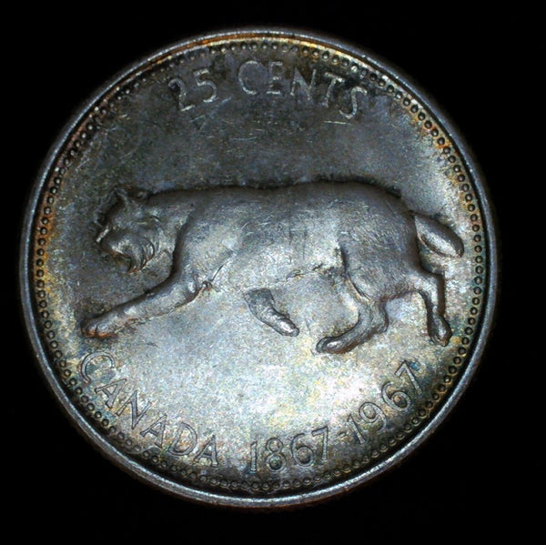 Canada. 25 Cents. 1867-1967