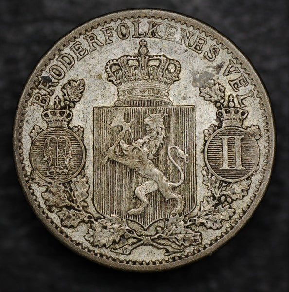 Norway. 25 Ore. 1898