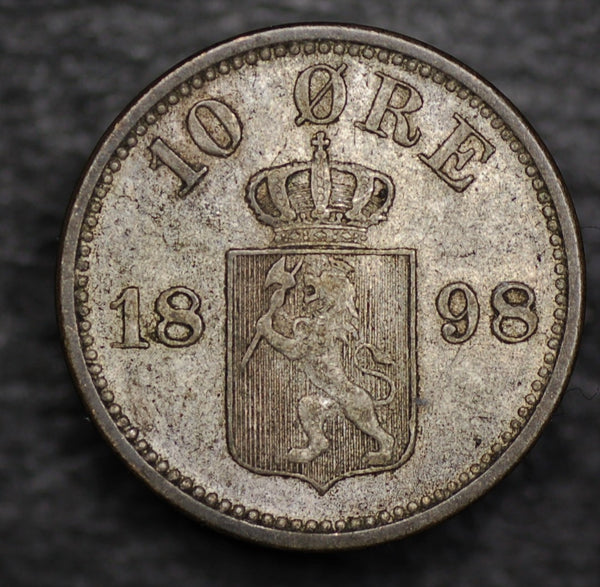 Norway. 10 Ore. 1898