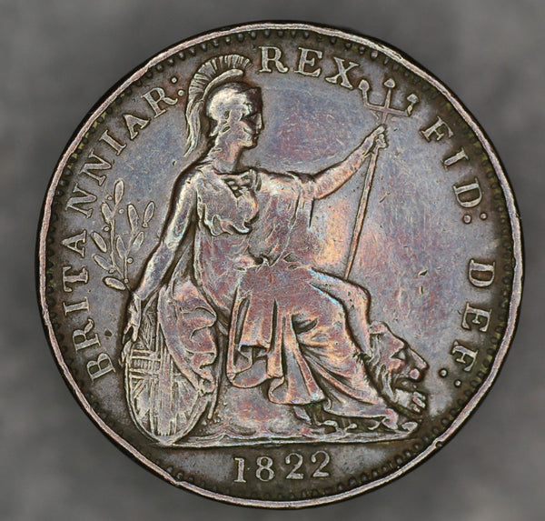 George IV. Farthing. 1822