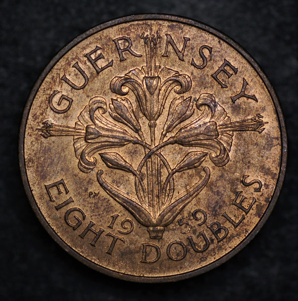 Guernsey. 8 Doubles. 1959