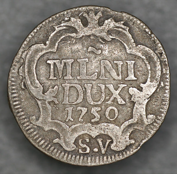 Italy. Milan 5 Soldi. 1750
