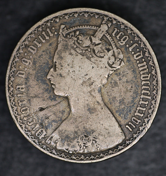 Victoria. Gothic florin. 1887