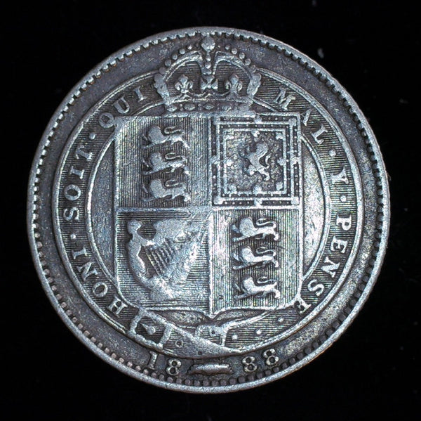 Victoria. Shilling. 1888/7