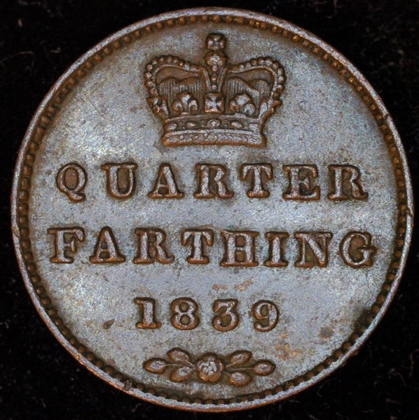 Victoria. Quarter Farthing. 1839