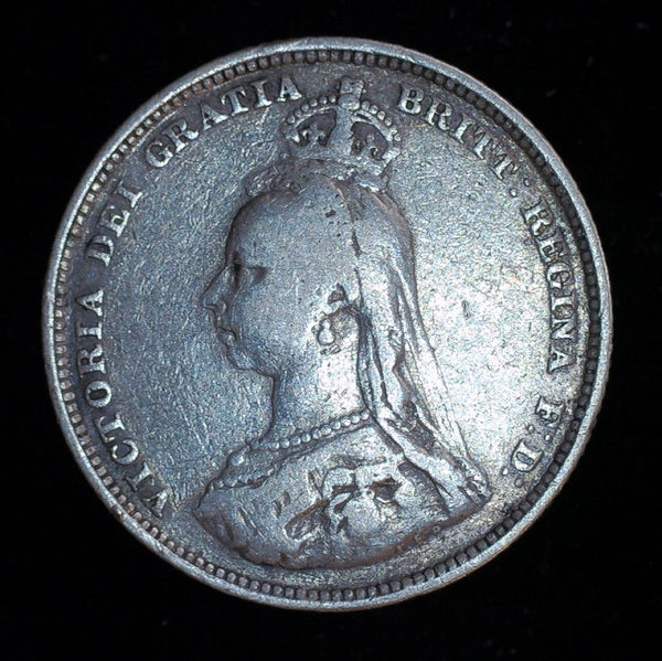 Victoria. Shilling. 1888/7