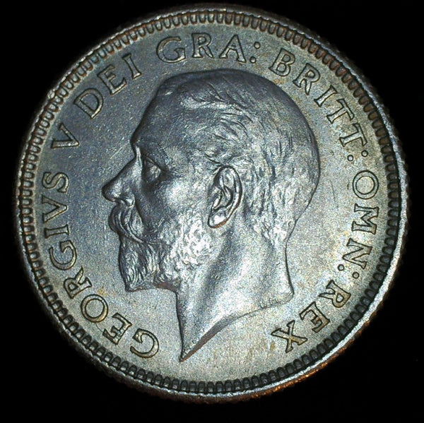 George V. Sixpence. 1927