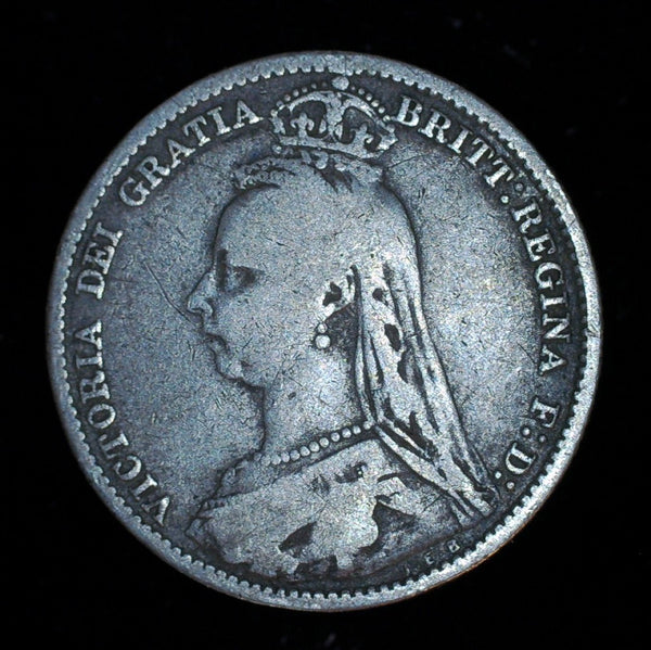 Victoria. Sixpence. 1892