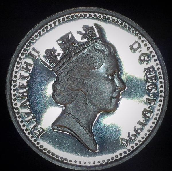 Elizabeth II. Silver proof one pound. 1996 – Coins4all