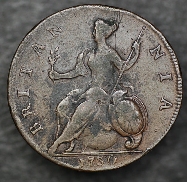 George II. Halfpenny. 1730